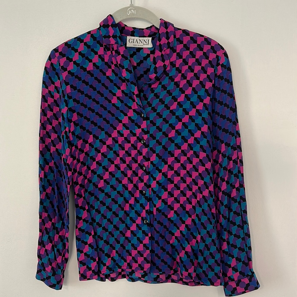 Vintage Gianni button down 80s